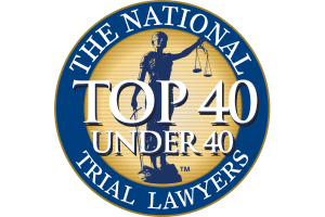 Top 40 Under 40 / The National Trial Lawyers - Badge